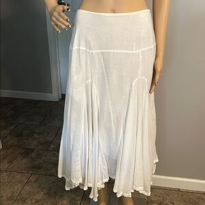 Yank Elegant White Women's Skirt